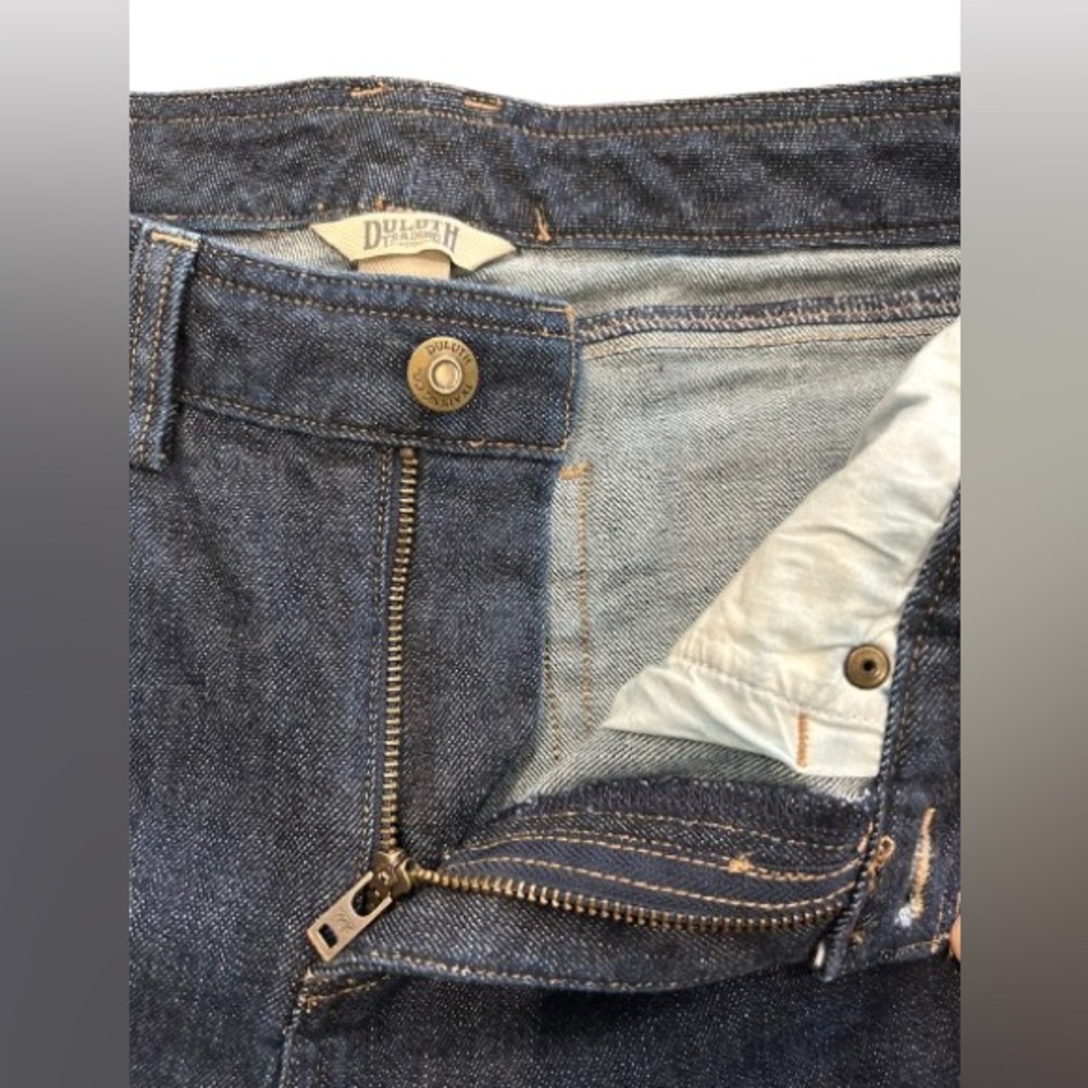 Duluth Trading Co Women’s Classic Blue Jeans Size 10x33 - Picture 5 of 8